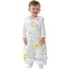 Mosebears Sacco Nanna con Piedini Invernale 2,5 Tog 18-36 Mesi Tutto l'anno Sacco Nanna in Cotone Traspirante per Neonati e Bambini