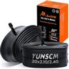YunSCM 2PCS 54/62-406 20 pollice Camera d'aria 20x2.10/2.25/2.35/2.40 AV32mm Valve Compatibile Ispessimento 20 pollice bike Camere d'aria 20x2.125 20x2.25 20x2.3 20x2.35 20x2.40