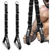 J Bryant Maniglie da palestra con anello a D metalliche, ultra resistenti, in lega di alluminio, per allenamenti pesanti, ideali per sistemi pulldown LAT Pulley, colore nero