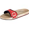 Berkemann Berkilette, Sabot Unisex-Adulto, Multicolor (Rot/Schwarz), 44.5 EU
