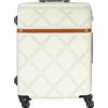 Princess Traveller Whistler, bianco, S, trolley rigido con ruote girevoli