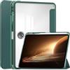 Generic Custodia per tablet Oppo Pad 2 da 11,6 pollici 2023 TPU trasparente custodia sottile con portamatite, accensione e spegnimento automatico Oppo Pad 2 Tablet Smart Cover (verde)
