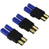 OliYin 3pcs Maschio TRX Traxxas Style to Female EC5 Losi Adattatore Connettore per Brushless SCT LiPo Slash (confezione da 3)
