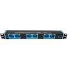 Infitronic - INSV1008 - Ciabatta elettrica da 19 1U CEE 16A con 3 circuiti separati + spina Mennekes