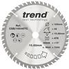 Trend Lama per sega circolare CraftPro Thin Kerf TCT, diametro 165 mm x 48 denti x foro 15,88 mm, punta in carburo di tungsteno, CSB/16548TC