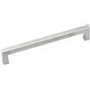 BOZONLI 2 pz Quadrato Maniglie per Mobile Acciaio Inox Distanza Fori 224 mm Maniglie per Cucina, Argentate