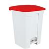 Ristosubito Contenitore mobile a pedale in POLIPROPILENE CONTITOP MOBILE 45 L MDL Colore BIANCO E ROSSO Modello 101457 CONFEZIONE DA 3 PEZZI