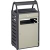 Ristosubito Gettacarte con posacenere MDL Struttura in acciaio trattato con cataforesi Colore grigio chiaro e grigio scuro Modello 103015