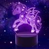 AIRUEEK Unicorno Luce Notturna Bambini,Lampada Unicorno da bambina 16 Colori Dimmerabili,Unicorni Luce Notturna Bambini,Lampada Cameretta Bambina Decorazione,Regalo Bambina 6 7 8 9 10 11 12 anni
