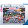 Ravensburger - Puzzle Fenicotteri rosa, 1000 Pezzi, Idea regalo, per Lei o Lui,vPuzzle Adulti