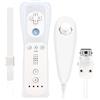 OSTENT Telecomando per sensore di movimento + Wired Nunchuck Combo compatibile per console Nintendo Wii Colore bianco