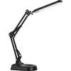 BEL AIR HOME - Lampada da Scrivania LED 10W Articolabile Serie Bridge | 3 Temperature Luce 3000-6500K | Design Moderno per Ufficio, Studio | Metallo (NERO)