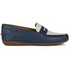 Geox Mocassino da Donna D Annytah Moc a, Navy Lt Sand, 38 EU