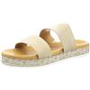 MARCO TOZZI 2-2-27135-26 Pantofole in Pelle Scamosciata, Mocassino Donna, Beige, 41 EU