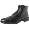Geox U Kapsian, Stivale alla Caviglia Uomo, Nero, 46 EU