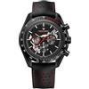 RollsTimi Pagani Design Orologio 1779 Cronografo da Uomo al Quarzo Lunare Quadrante Satinato Movimento VK63 Cinturino in Pelle Impermeabile 100M Moda Sport Orologio