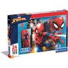 Clementoni - 28507 - Supercolor Puzzle - Spiderman - 24 Maxi Pezzi