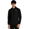 PUMA Uomo Tops Felpa con Cappuccio e Zip Integrale Evostripe da Uomo XS  Black : : Moda