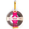 School of Wok Star-Wok in Acciaio al Carbonio, 35,6 cm, Argento, 36 cm