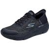 Skechers Max Cushioning Slip-ins-Athletic Workout, Sneaker da Uomo da Corsa o Passeggiata con Memory Foam, Nero, 41.5 EU