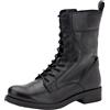 Geox D Rawelle, Stivale alla Caviglia Donna, Nero, 38 EU