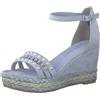 MARCO TOZZI Donna 2-2-88303-20, Sandali con Zeppa, Lt Blue, 41 EU