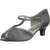 Freed of London Topazio, Scarpe da Ballo Donna, Argento, 36 EU Larga