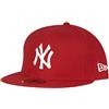 New Era Cappello New Era 59Fifty New York Rosso Taglia 7-3/4 61,5 Cm