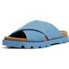 Camper Brutus Sandal K201322, Sandali piatti Donna, Grigio scuro 013, 38 EU