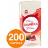 Gimoka 200 Capsule caffè Gimoka INTENSO cialde espresso compatibili sistema NESPRESSO