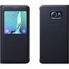 Samsung EF-CG928PBEG S-View Custodia per Galaxy S6 Edge Plus SM-G928F, Nero/Blu