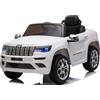 lamas toys AUTO MACCHINA ELETTRICA PER BAMBINI JEEP GRAND CHEROKEE 12V SEDILE IN PELLE