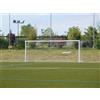 (12V) COPPIA PORTE CALCIO 7 MT 5X2 FISSE CON BUSSOLE IN ALLUMINIO Ø 100X120 MM