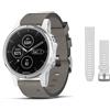 Garmin Orologio Garmin FENIX 5S PLUS Smartwatch Pelle Grigio 42mm Sapphire 010-01987-05