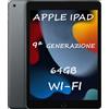 Apple Tablet Apple IPad 9ª Generazione 64Gb Wifi Grigio Siderale MK2K3TY/A Italia 10.2
