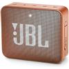 JBL GO 2 Speaker Bluetooth Portatile, Cassa Altoparlante Bluetooth Waterproof IPX7, Con Microfono, Funzione di Noise Cancelling, Fino a 5h di Autonomia, Arancio Corallo