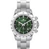 Lorenz Orologio Uomo LORENZ 28190DD Chrono Bracciale Acciaio Verde Sub 100mt