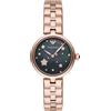 Emporio Armani Orologio Donna EMPORIO ARMANI ARIANNA AR11197 Bracciale Acciaio Rosè Nero Stelle