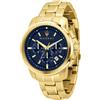 Maserati Orologio Uomo Maserati Successo Acciaio Oro R8873621021 NUOVO E ORIGINALE