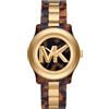 Michael Kors Orologio Donna MICHAEL KORS RUNWAY MK7354 Acciaio Resina Gold Dorato Maculato