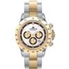 Lorenz Orologio Uomo LORENZ 28191AA Chrono Bracciale Acciaio Bicolor Gold Sub 100mt