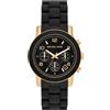 Michael Kors Orologio Donna MICHAEL KORS RUNWAY MK7385 Chrono Acciaio Silicone Nero Gold