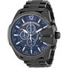 Diesel Orologio Uomo DIESEL MEGA CHIEF DZ4329 Acciaio Chrono Grigio Blu Oversize XL