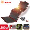 Dokio 200w 12v Kit pannello solare portatile Per batteria/roulotte/power station