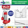 Valex Elettropompa Sommergibile Per Acque Nere 1100W 23000L/H Valex