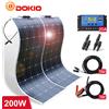 Dokio Kit pannello solare mono semiflessibile 12v 100w 200w per caravan/auto/casa