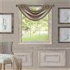 Threadmade Elrene Home Fashions Mantovana Oscurante per Tutte Le Stagioni, Accessorio per finestre di Camera da Letto o Soggiorno, con Passanti per Asta, 132,1 x 91,4 cm, Argento, 1 mantovana