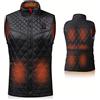 LUTOLA Gilet Riscaldato USB, Taglia Regolabile, 3 Livelli di Calore, Elettrico (Senza Batteria), Bianco, M