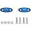 ACCOSSATO Coppia tappi coprifori specchietti Accossato blu per Yamaha Yzf-R1 dal 2007 al 2014 (CC 1000)