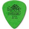 JIM DUNLOP - 418F088 Set 24 Plettri Tortex Standard 0.88 mm | Elevata Resistenza, Grip Opaco e Attacco Brillante, Colore Green